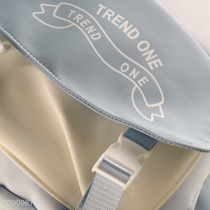 China Imports Waterproof Teenage Backpack Girls Schoolbag for High School Student