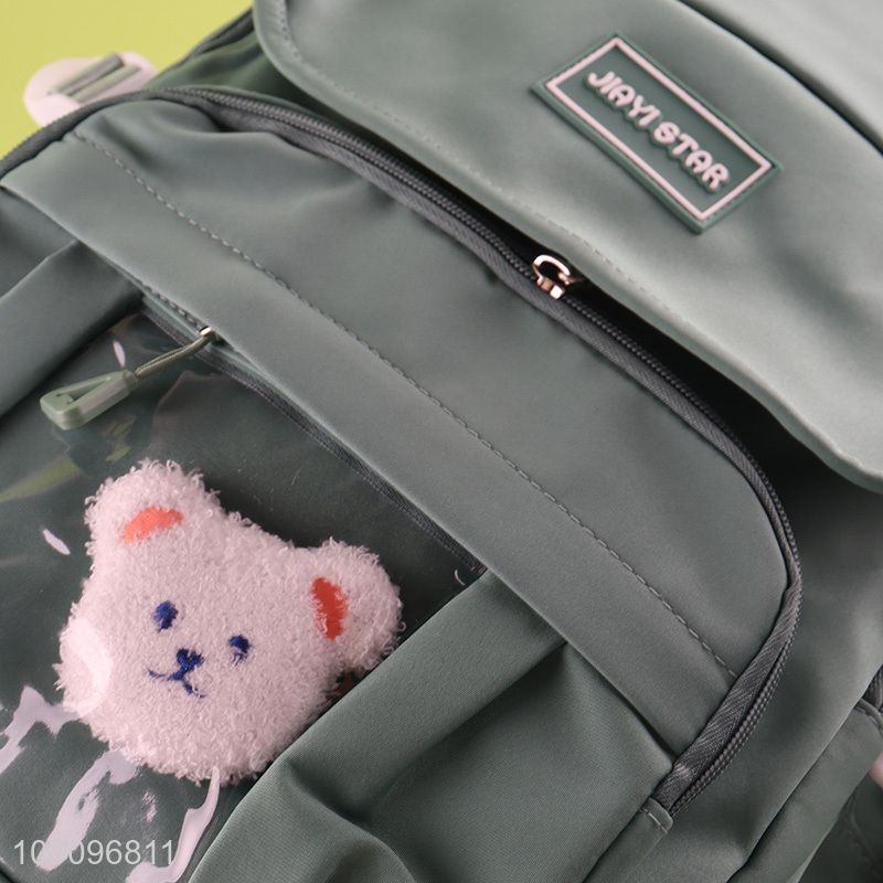 Custom Logo Lightweight Comfortable Student School Backpack Teen Girls Bookbag