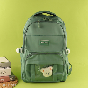 Custom Logo Lightweight Comfortable Student <em>School</em> <em>Backpack</em> Teen Girls Bookbag