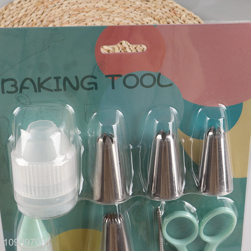 Top selling baking tool puff pastry cake decoration tool nozzle set