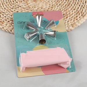 New product professional stainless steel piping nozzle set baking decorating tool