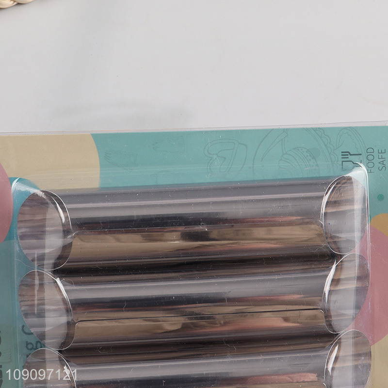 Online wholesale double-headed stainless steel piping nozzle set cake decorating tool