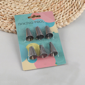 Yiwu market stainless steel baking tool piping nozzle set