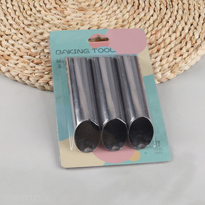 Online wholesale double-headed stainless steel piping nozzle set cake decorating tool