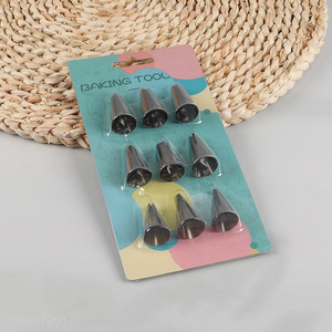 Latest products stainless steel 9pcs cake decorating tool baking tool set