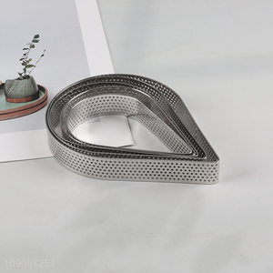 Factory price stainless steel non-stick tart molds tarte ring cake mold