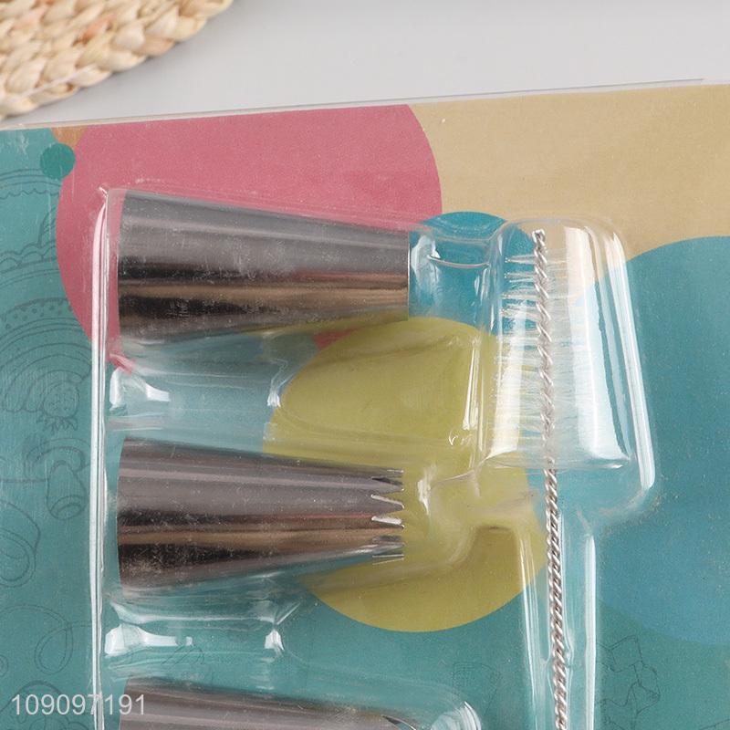 Hot items stainless steel piping nozzle set cake baking decorating tool