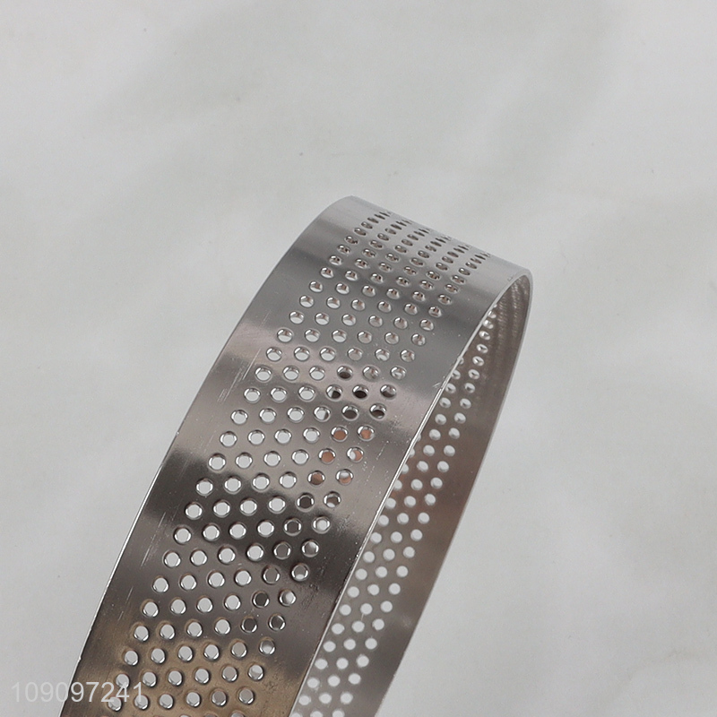 Hot items stainless steel round tart molds tarte ring cake mold set