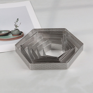 Online wholesale non-stick stainless steel tart molds tarte ring cake mold
