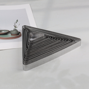 Hot selling non-stick stainless steel tart molds tarte ring cake mold