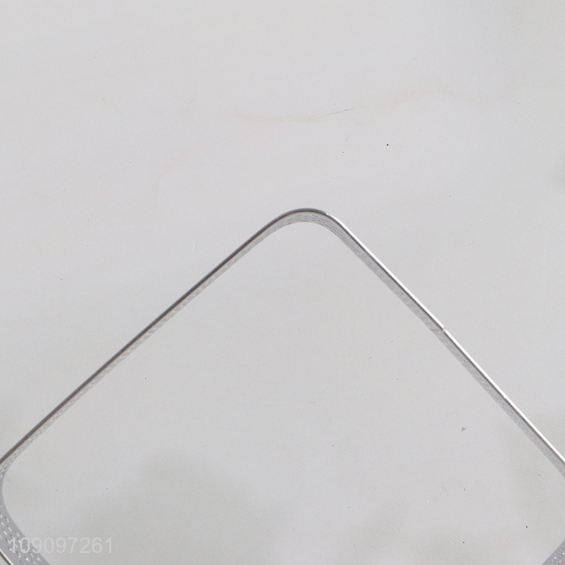 Latest products square stainless steel tart molds tarte ring cake mold set