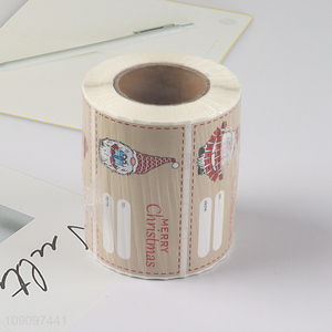 Top quality christmas series self-adhesive label paper sticker for sale