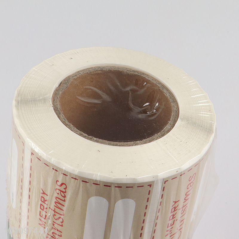 Top quality christmas series self-adhesive label paper sticker for sale