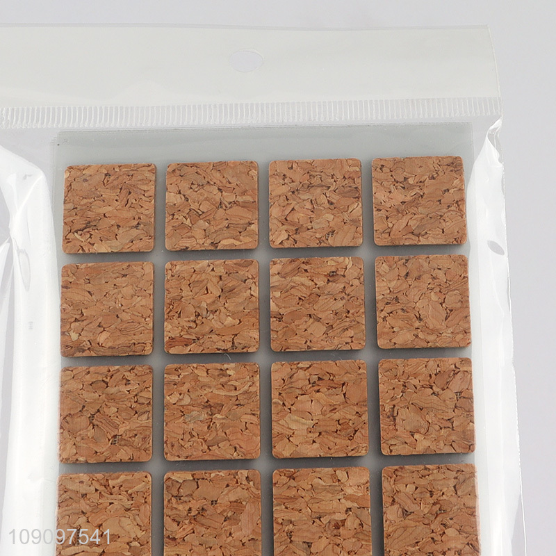 Factory supply square portable self-adhesive label paper sticker