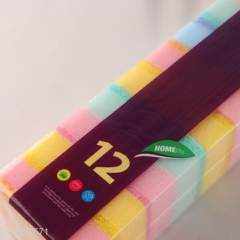 High Quality 12 Pack Kitchen Cleaning Sponges for Washing Dishes Pots Pans