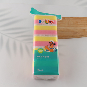 Factory Price 10 Pack Durable Cleaning Sponges Multipurpose Sponge Scourers
