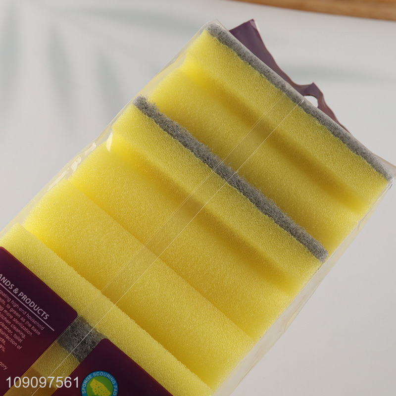 Factory Supply 8 Pack Heavy Duty Scrub Sponges Non-Scratch Cleaning Sponges