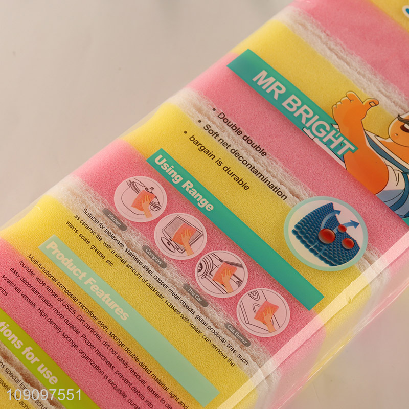 Factory Price 10 Pack Durable Cleaning Sponges Multipurpose Sponge Scourers