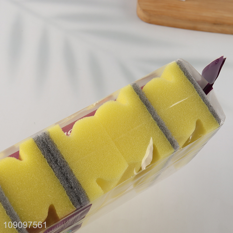 Factory Supply 8 Pack Heavy Duty Scrub Sponges Non-Scratch Cleaning Sponges