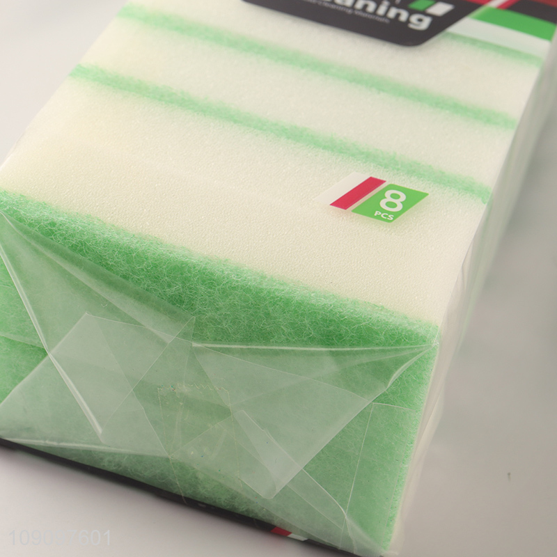 New Arrival 8 Pack Heavy Duty Non-Scratch Scrub Sponges for Kitchen Home