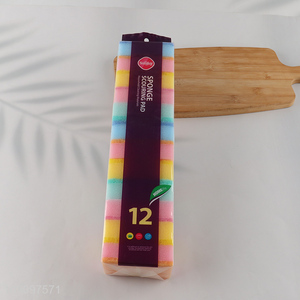 High Quality 12 Pack Kitchen Cleaning Sponges for Washing Dishes Pots Pans