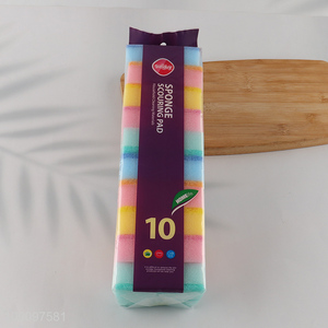 Hot Sale 10 Pack Durable Heavy Duty Cleaning Sponges for Washing Dishes