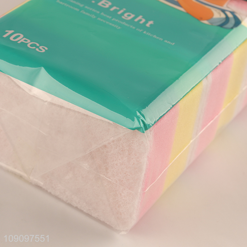 Factory Price 10 Pack Durable Cleaning Sponges Multipurpose Sponge Scourers