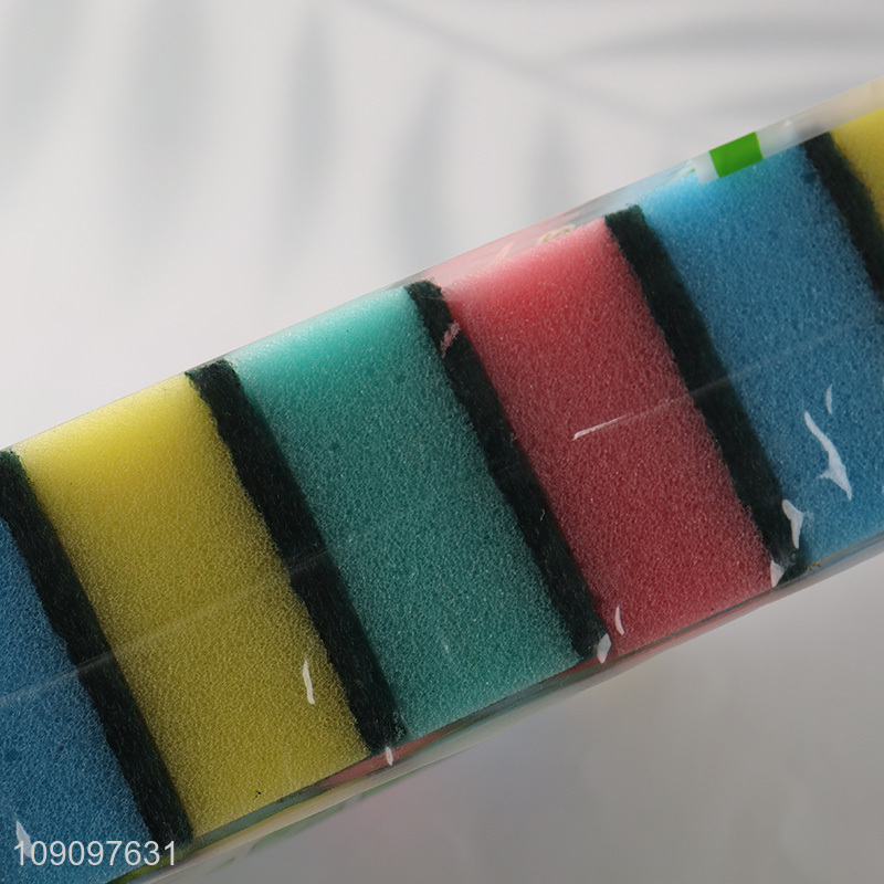 Promotional 24 Pack Heavy Duty Kitchen Sponge Scrubbers for Washing Dishes