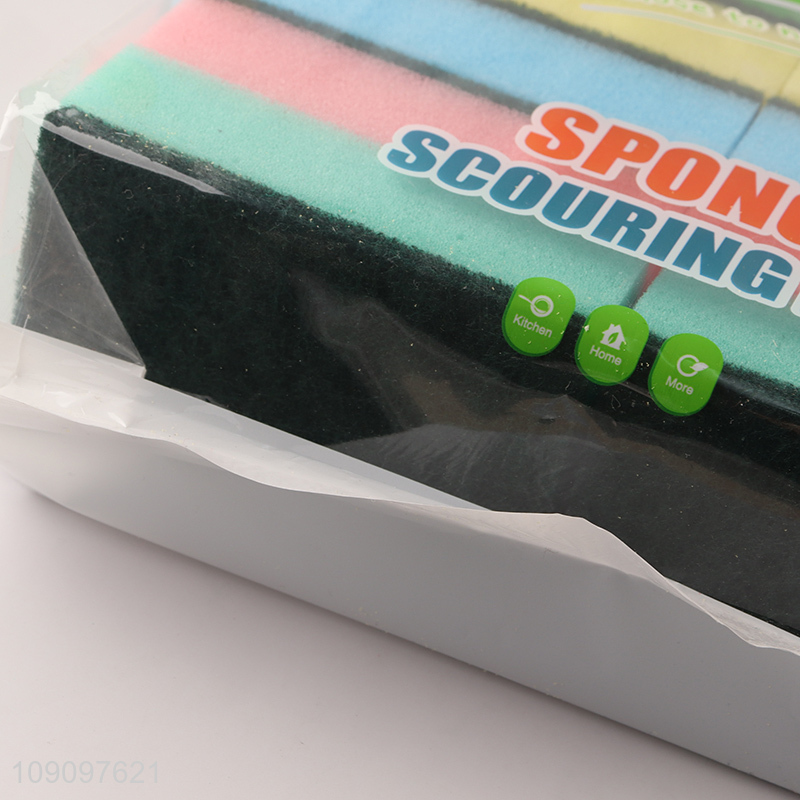 New Product 12 Pack Heavy Duty Scrub Sponges for Kitchen Bathroom Grill
