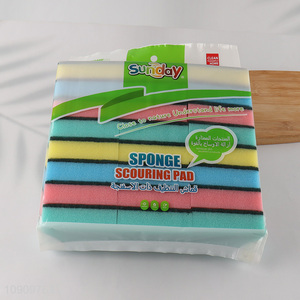 Promotional 24 Pack Heavy Duty Kitchen Sponge Scrubbers for Washing Dishes