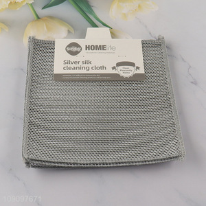 Good Quality 5PCS Double-Layer Wire Dishcloth Cleaning Cloths Cleaning Rags