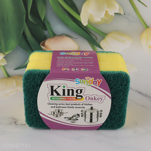 China Imports 2 Pack Kitchen Dishwashing Sponges Multipurpose Scrub Sponges