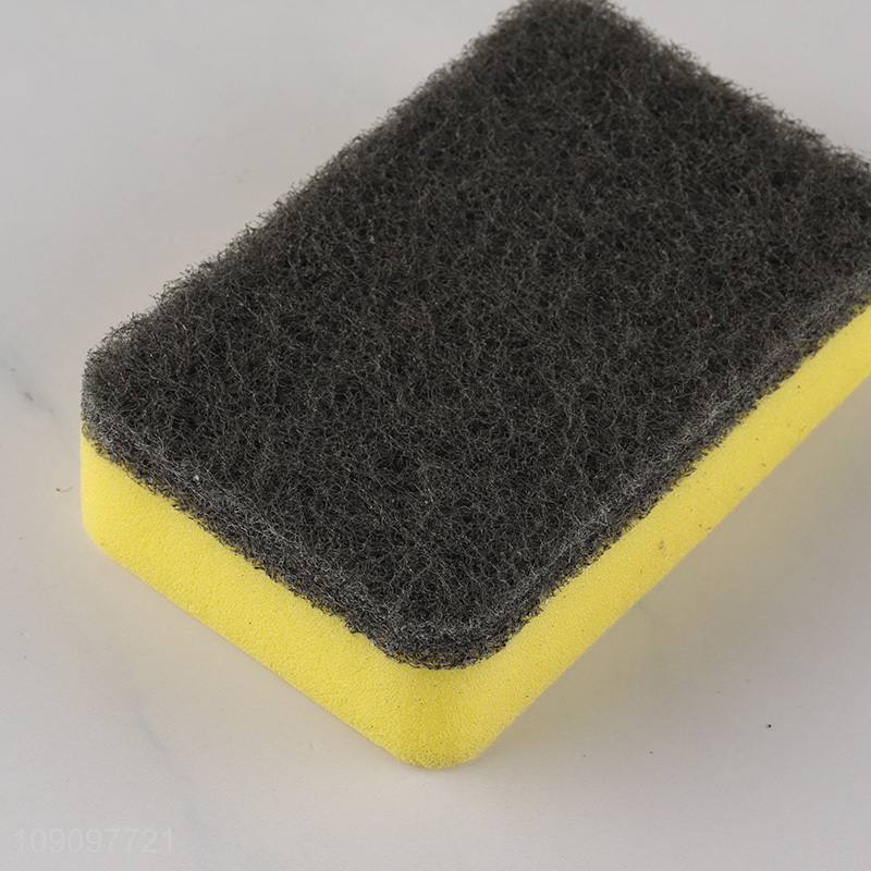 New Arrival 4 Pack Heavy Duty Scrub Sponges for Kitchen Dish Sink Cleaning
