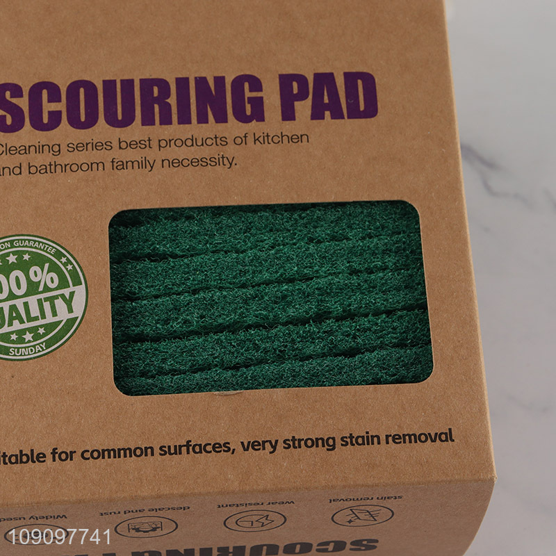 Low Price 16 Pack Heavy Duty Scouring Pads Kitchen Dishes Pots Scrubbers