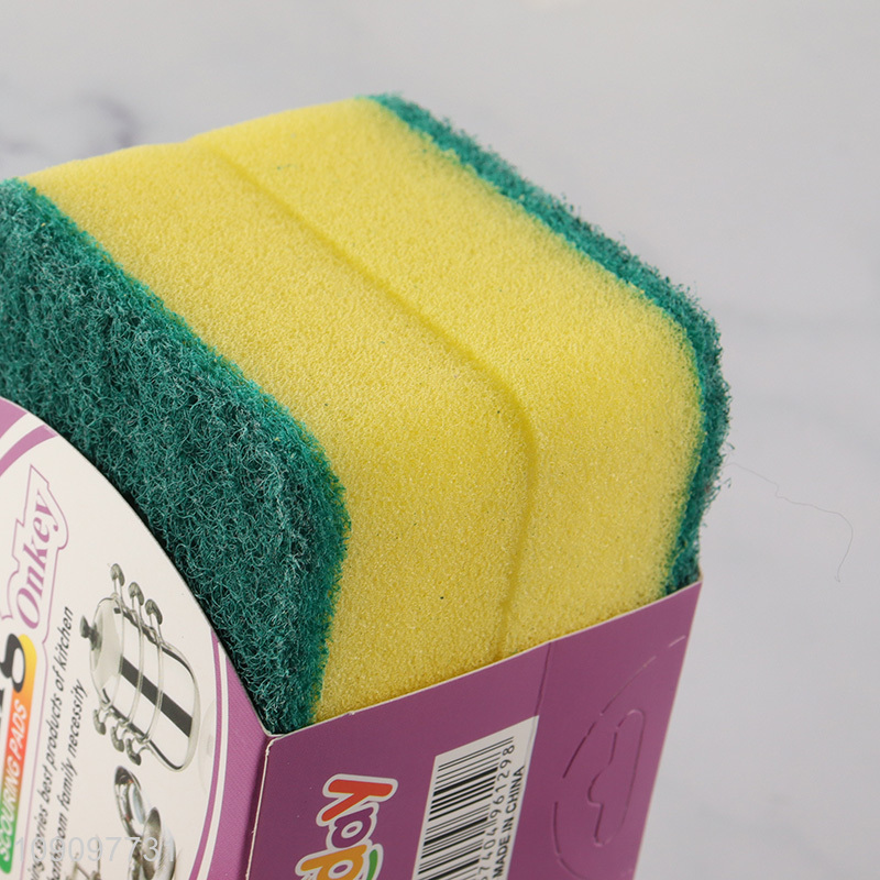 China Imports 2 Pack Kitchen Dishwashing Sponges Multipurpose Scrub Sponges