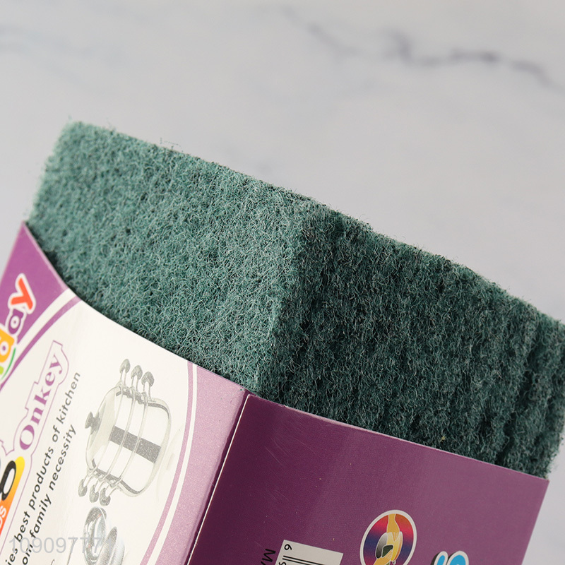 New Arrival 10 Pack Heavy Duty Scouring Pads Kitchen Cleaning Tools