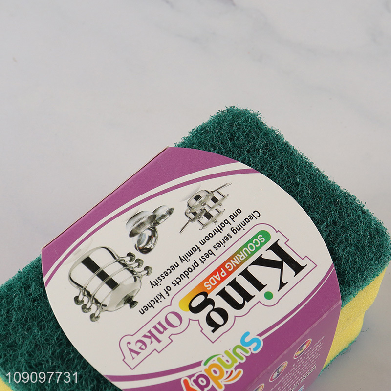 China Imports 2 Pack Kitchen Dishwashing Sponges Multipurpose Scrub Sponges