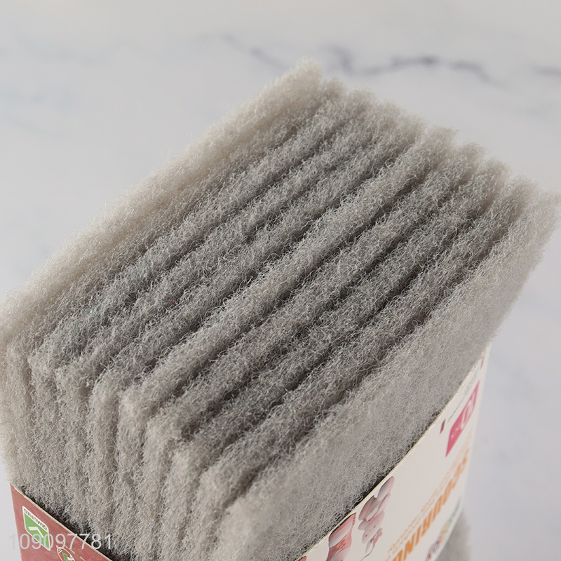 China Imports 10 Pack Heavy Duty Scouring Pads Non-Scratch Scrub Pads