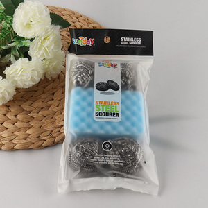 Good Quality 5PCS Kitchen Cleaning Kit Steel Wool Srubber Cleaning Sponge Set