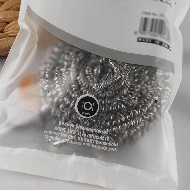 Promotional 2 Pack Multipurpose Steel Wool Srubber Stainless Steel Scourer for Kitchen