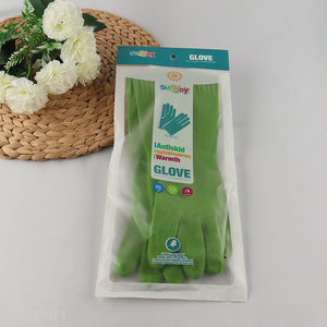 China Imports Waterproof PVC Household Gloves Reusable Dishwashing Cleaning Gloves