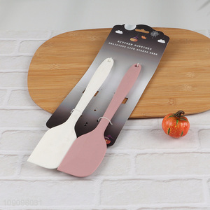 Low price 2pcs silicone butter spatula cheese spatula