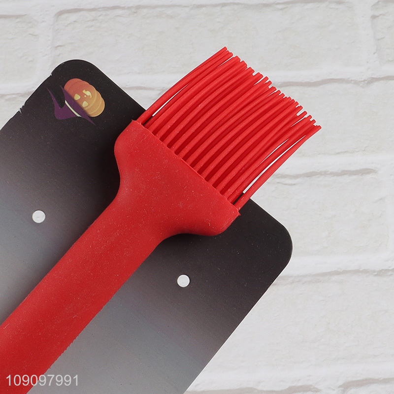 Top selling red silicone oil brush barbecue brush wholesale