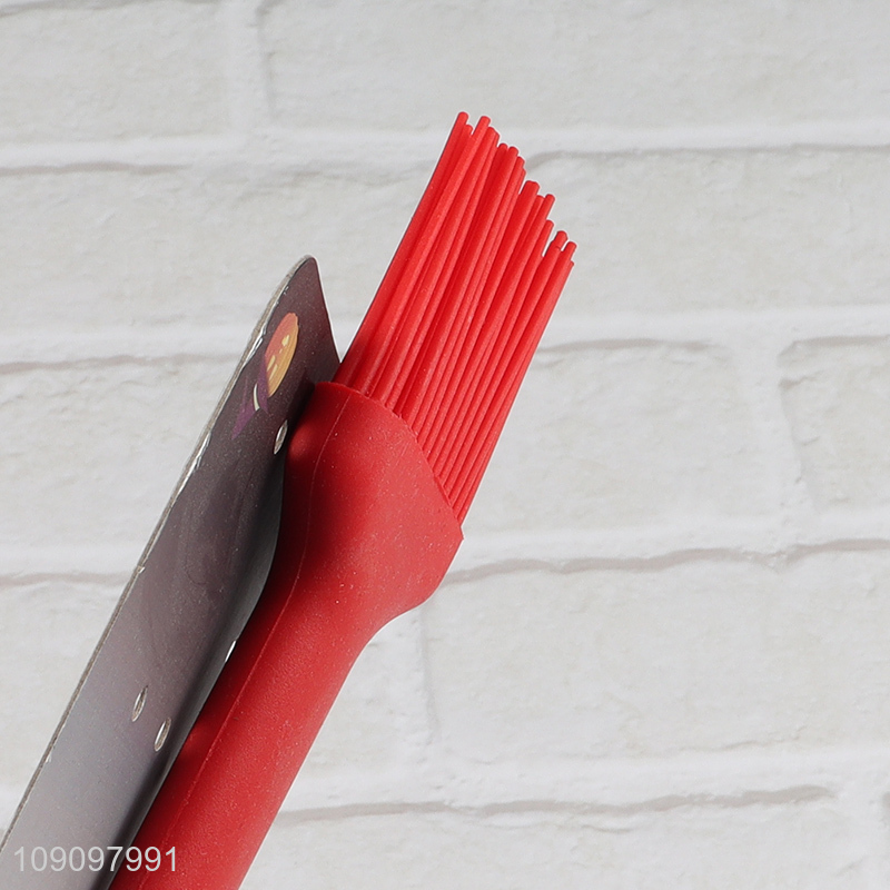 Top selling red silicone oil brush barbecue brush wholesale