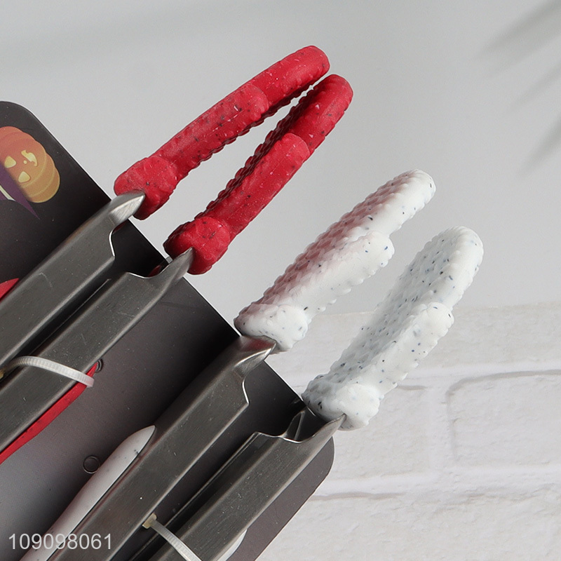 Hot items multicolor 2pcs kitchen food tongs food clips