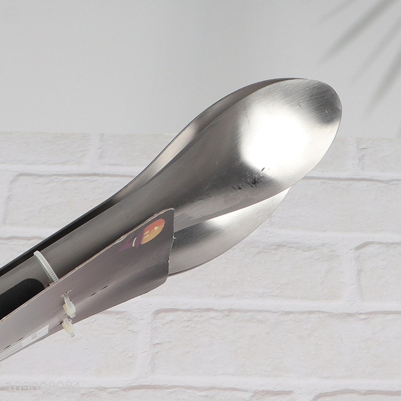 Good quality 2pcs stainless steel food tongs food clips set