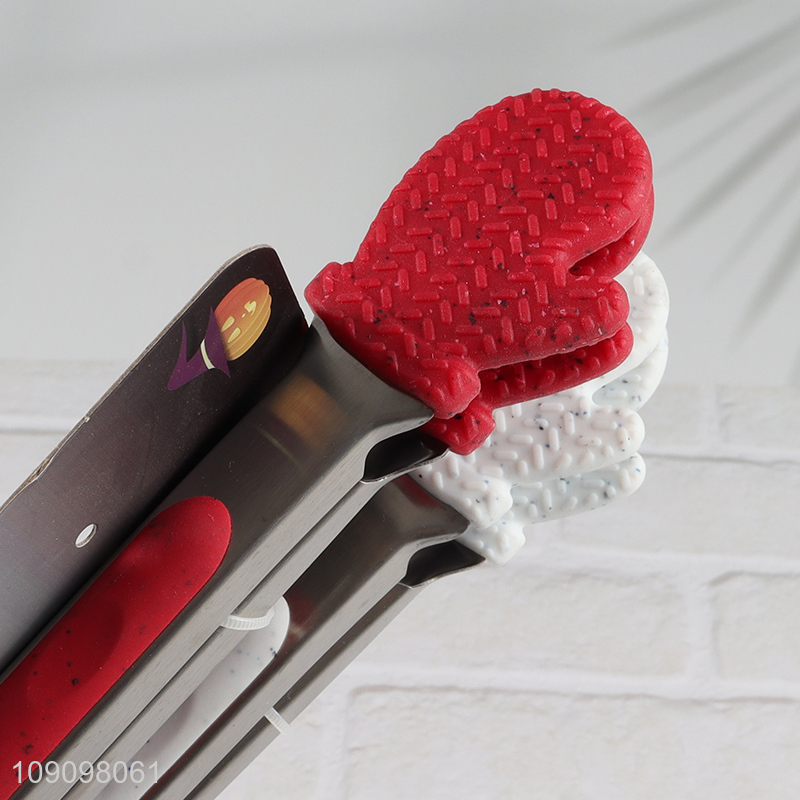 Hot items multicolor 2pcs kitchen food tongs food clips