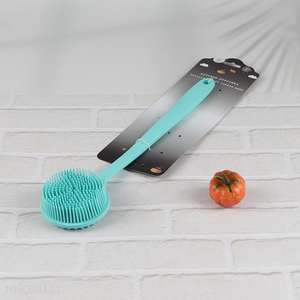 Factory price double-sided silicone pot brush dish brush