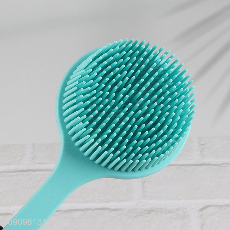 Factory price double-sided silicone pot brush dish brush