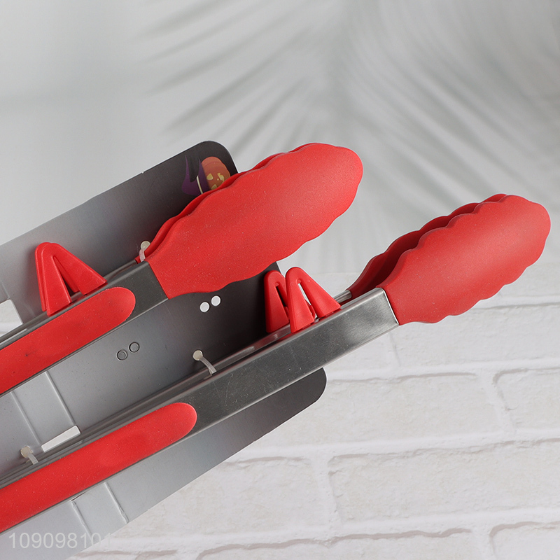 Online wholesale 2pcs kitchen household food tongs food clips set